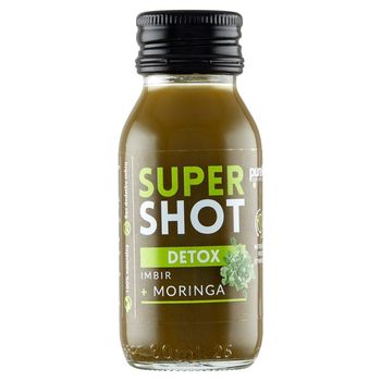 Purella Superfoods Supershot Detox Napój niegazowany imbir + moringa 60 ml