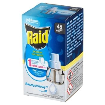 Raid Płyn owodobójczy przeciw komarom zapas bezzapachowy 27 ml
