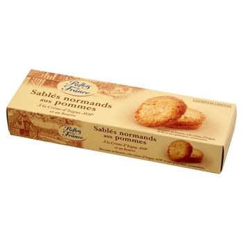 Reflets de France Ciastka maślane z jabłkami 150 g (4 x 4 sztuki)