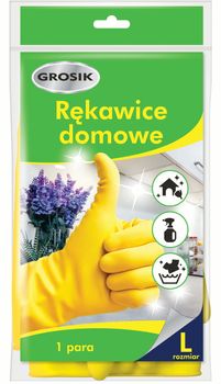 Rękawice wielokrotnego użytku GROSIK Domowe Rozmiar  L 