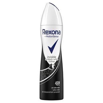Rexona Invisible Black+White Antyperspirant w aerozolu dla kobiet 150 ml