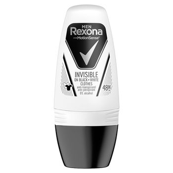 Rexona Men Invisible Black + White Antyperspirant w kulce dla mężczyzn 50 ml