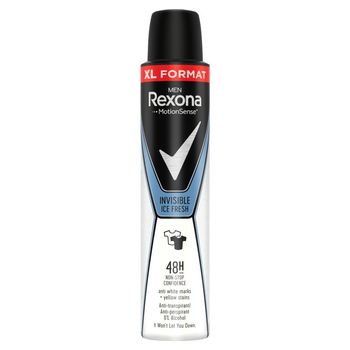 Rexona Men Motion Sense Invisible Ice Fresh Antyperspirant w aerozolu 200 ml