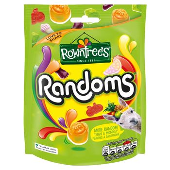 Rowntree's Randoms Mieszanka pianko-żelków o smaku owocowym 150 g