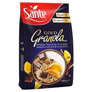 Sante Gold Granola belgijska czekolada & pomarańcza 300 g