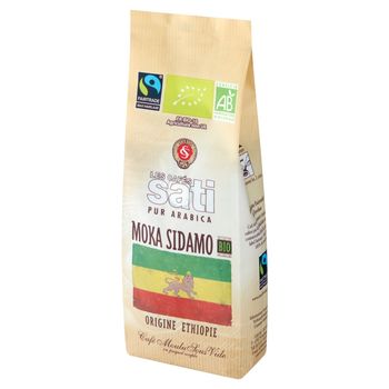 Cafe Sati Moka Sidamo Bio Kawa palona mielona arabika 250 g