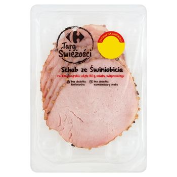 Carrefour Targ Świeżości Schab ze świniobicia 80 g