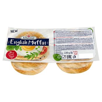 Schulstad Bułka tostowa pszenna do przyrządzania kanapek w stylu angielskim 220 g ( 4 x 55 g)