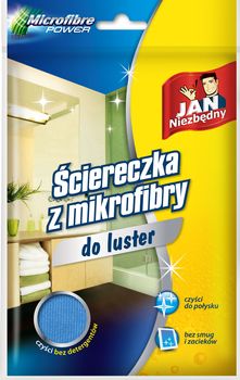 Ściereczki JAN NIEZBĘDNY Ściereczka z mikrofibry do luster 