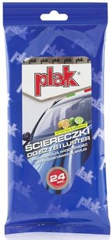 PLAK Ściereczki do szyb Cytryna z limonką 24 szt. SCPLS-SZYBA/CYT