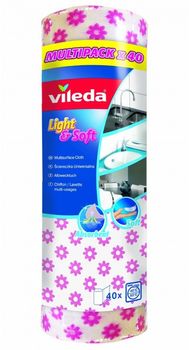 Ściereczki VILEDA Light&Soft rolka (40 sztuk) 