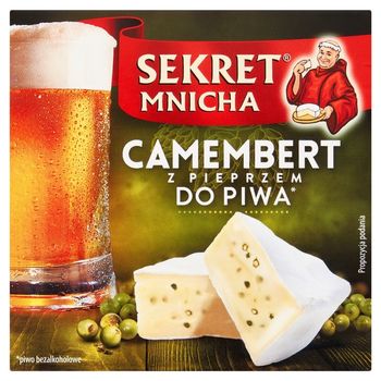 Sekret Mnicha Camembert z pieprzem do piwa 120 g