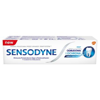 Sensodyne Mint Odbudowa i Ochrona Pasta do zębów z fluorkiem 75 ml