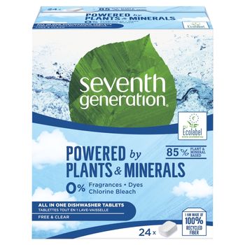 Seventh Generation Free & Clear Tabletki do zmywarki 480 g (24 sztuki)