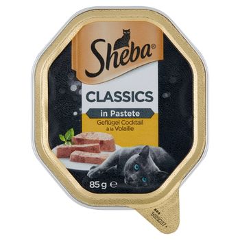 Sheba Classics Karma dla dorosłych kotów koktajl drobiowy 85 g