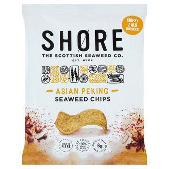 Shore Chipsy z alg o smaku przyprawy po pekińsku 25 g