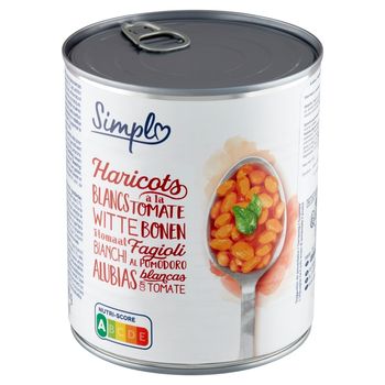 Simpl Biała fasola z pomidorami 800 g