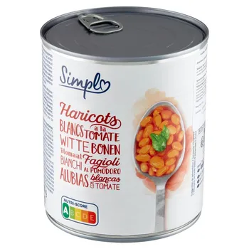 Simpl Biała fasola z pomidorami 800 g