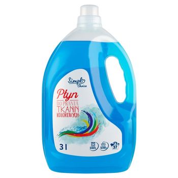 Simpl Choice Płyn do prania tkanin kolorowych 3 l (37 prań)
