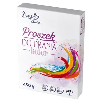 Simpl Choice Proszek do prania kolor 450 g (3 prania)