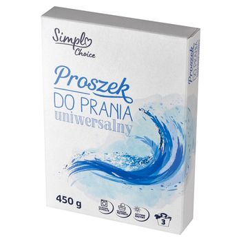 Simpl Choice Proszek do prania uniwersalny 450 g (3 prania)