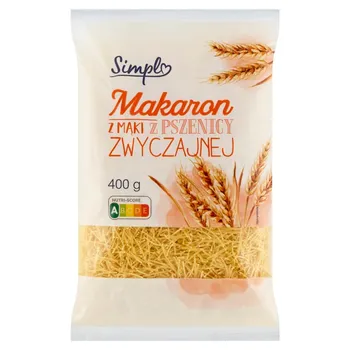 Simply Makaron z mąki z pszenicy zwyczajnej nitka 400 g