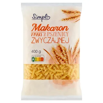 Simply Makaron z mąki z pszenicy zwyczajnej świderek 400 g