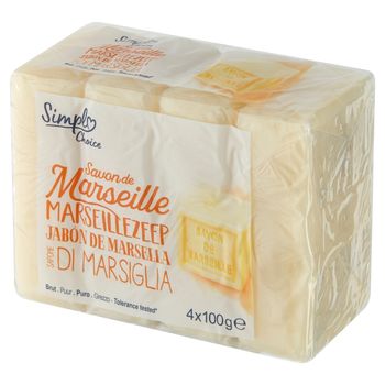 Simpl Mydło marsylskie 4 x 100 g