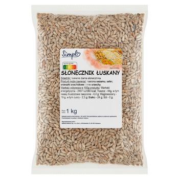 Simpl Słonecznik łuskany 1 kg
