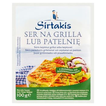 Sirtakis Ser na grilla lub patelnię z dodatkiem ziół śródziemnomorskich 100 g