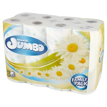 Słonik Jumbo Papier toaletowy rumiankowy 24 rolki