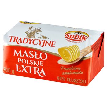 Sobik Tradycyjne masło polskie ekstra 200 g