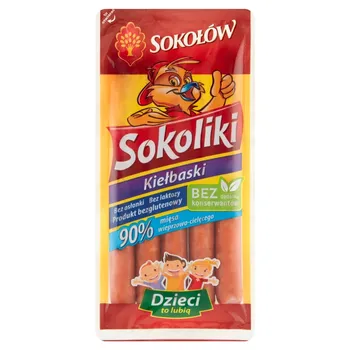 Sokołów Sokoliki Kiełbaski 140 g