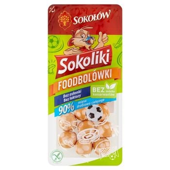 Sokołów Sokoliki Foodbolówki Produkt drobiowy 130 g