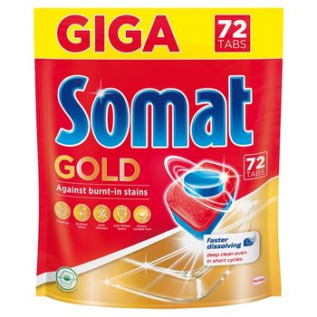 Somat Gold Tabletki do mycia naczyń w zmywarkach 1382,4 g (72 x 19,2 g)