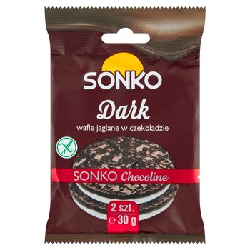Sonko Wafle jaglane w czekoladzie 30 g (2 sztuki)