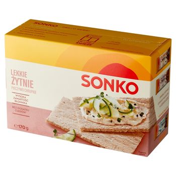 Sonko Pieczywo chrupkie lekkie żytnie 170 g