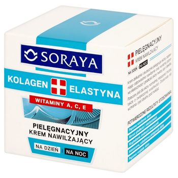 Soraya Kolagen + Elastyna Przeciwzmarszczkowy krem tłusty na dzień i na noc 50 ml
