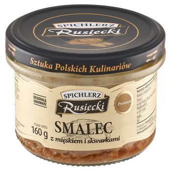 Spichlerz Rusiecki Smalec z mięskiem i skwarkami 160 g