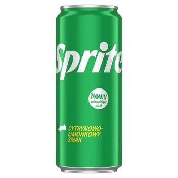 Sprite Napój gazowany cytrynowo-limonkowy smak 330 ml