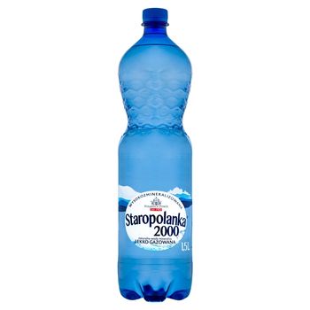 Staropolanka 2000 Naturalna woda mineralna wysokozmineralizowana lekko gazowana 1,5 l