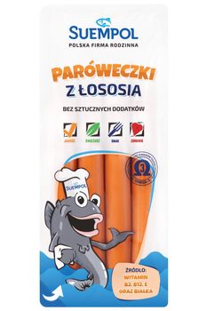 Suempol - Paróweczki łososiowe bez konserwantów 160 g