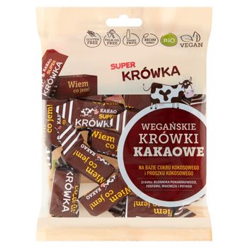 Super Krówka Wegańskie krówki kakaowe 150 g