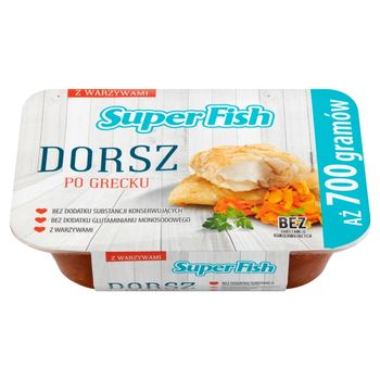 SuperFish Dorsz po grecku 700 g