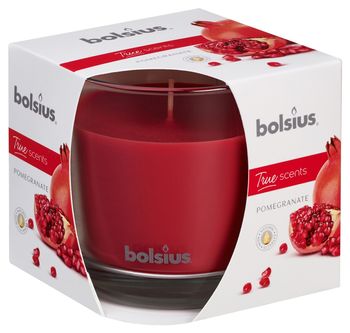 Bolsius Świeca zapachowa w szkle granat 43 h