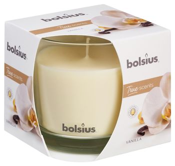 Bolsius Świeca zapachowa w szkle wanilia 43 h