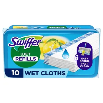 Swiffer Sweeper Floor Wet Wipes With Morning Fresh Scent x10