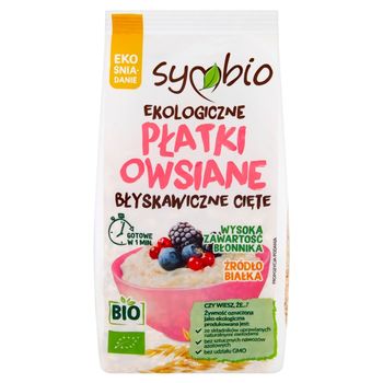 Symbio Ekologiczne płatki owsiane błyskawiczne cięte 300 g