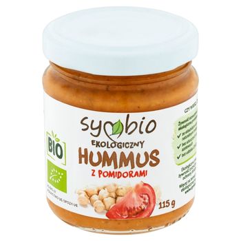 Symbio Hummus z pomidorami ekologiczny 115 g
