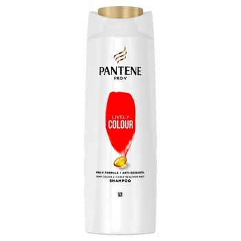 Szampon Pantene Pro-V Lively Color, formuła Pro-V + antyoksydanty, do włosów farbowanych, 400 ml